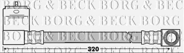 Borg & beck BBH6934 Brake Hose BBH6934