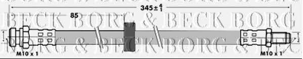 Borg & beck BBH6988 Brake Hose BBH6988