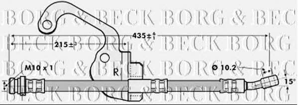 Borg & beck BBH7056 Brake Hose BBH7056