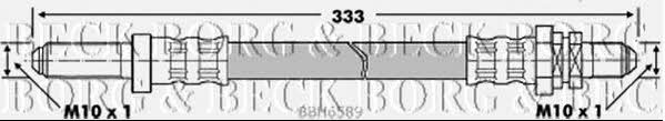 Borg & beck BBH6589 Brake Hose BBH6589