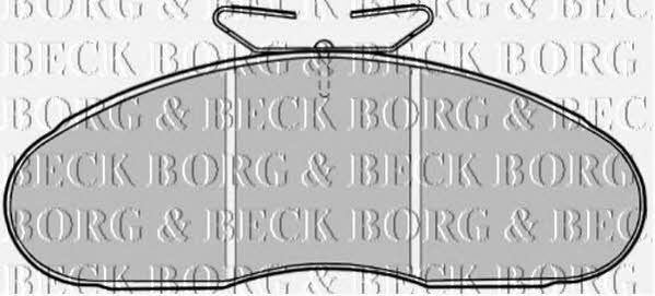 Borg & beck BBP1126 Brake Pad Set, disc brake BBP1126