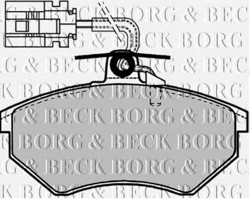 Borg & beck BBP1127 Brake Pad Set, disc brake BBP1127