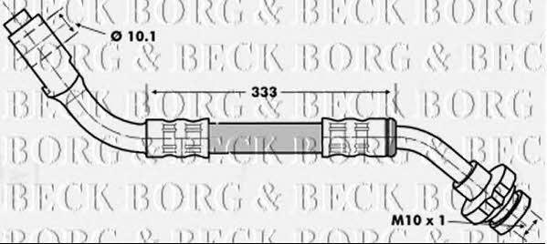 Borg & beck BBH7155 Brake Hose BBH7155