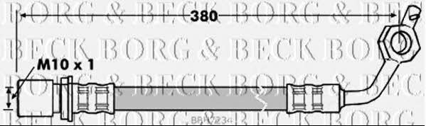 Borg & beck BBH7234 Brake Hose BBH7234
