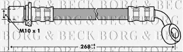 Borg & beck BBH7284 Brake Hose BBH7284