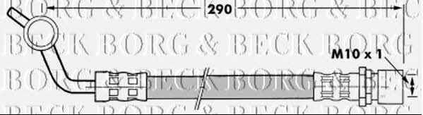 Borg & beck BBH7287 Brake Hose BBH7287