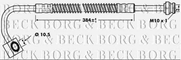 Borg & beck BBH6733 Brake Hose BBH6733