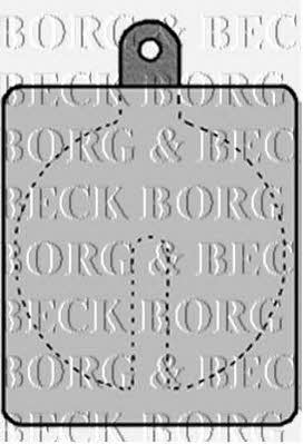 Borg & beck BBP1385 Brake Pad Set, disc brake BBP1385