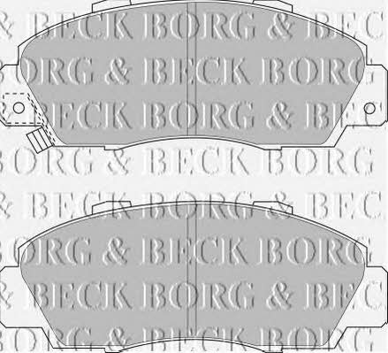 Borg & beck BBP1389 Brake Pad Set, disc brake BBP1389