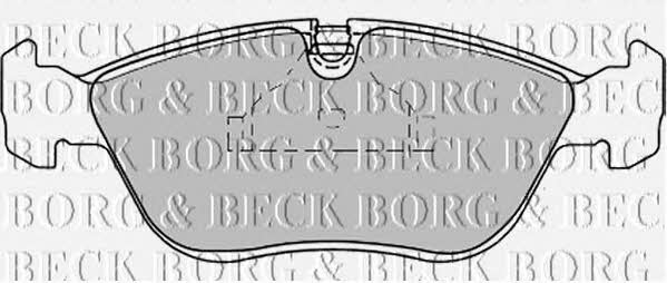 Borg & beck BBP1390 Brake Pad Set, disc brake BBP1390
