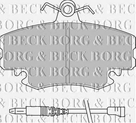 Borg & beck BBP1397 Brake Pad Set, disc brake BBP1397