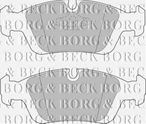 Borg & beck BBP1399 Brake Pad Set, disc brake BBP1399