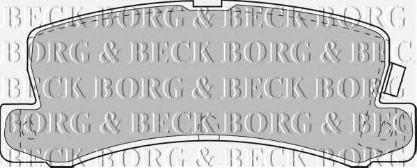 Borg & beck BBP1405 Brake Pad Set, disc brake BBP1405