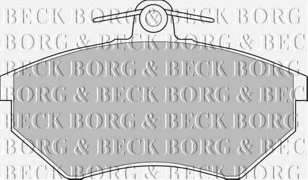 Borg & beck BBP1406 Brake Pad Set, disc brake BBP1406