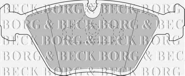 Borg & beck BBP1407 Brake Pad Set, disc brake BBP1407