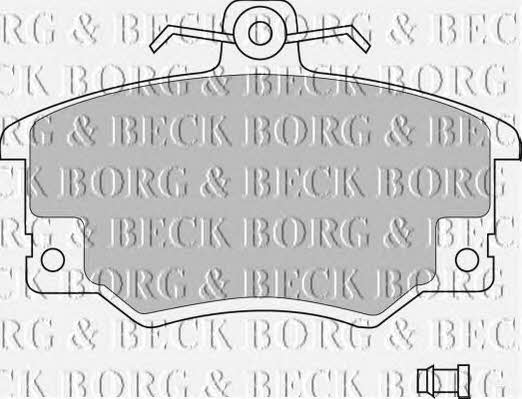Borg & beck BBP1410 Brake Pad Set, disc brake BBP1410
