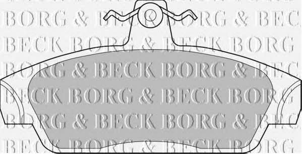 Borg & beck BBP1411 Brake Pad Set, disc brake BBP1411