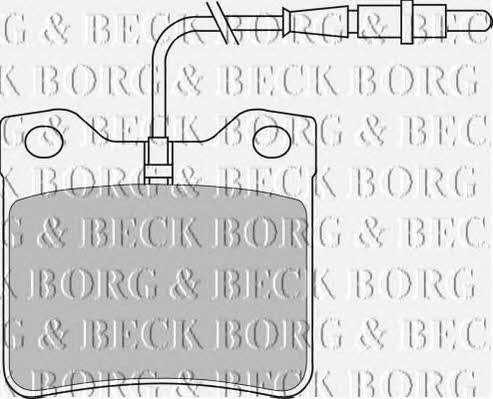 Borg & beck BBP1421 Brake Pad Set, disc brake BBP1421