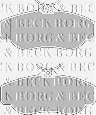 Borg & beck BBP1429 Brake Pad Set, disc brake BBP1429