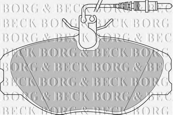 Borg & beck BBP1438 Brake Pad Set, disc brake BBP1438