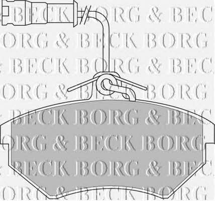 Borg & beck BBP1439 Brake Pad Set, disc brake BBP1439