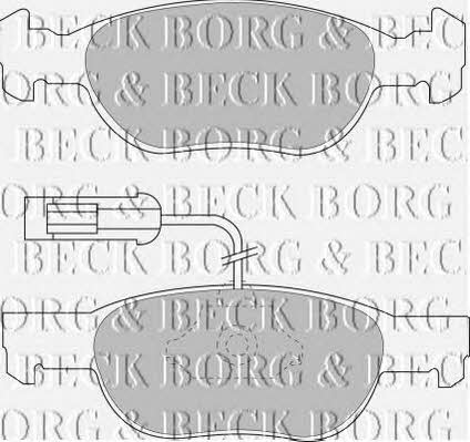 Borg & beck BBP1441 Brake Pad Set, disc brake BBP1441