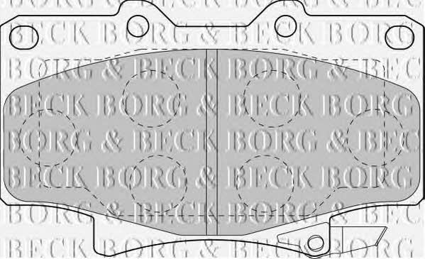 Borg & beck BBP1442 Brake Pad Set, disc brake BBP1442