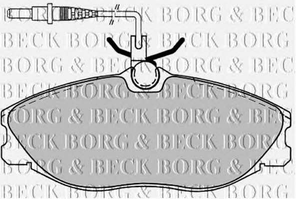 Borg & beck BBP1443 Brake Pad Set, disc brake BBP1443