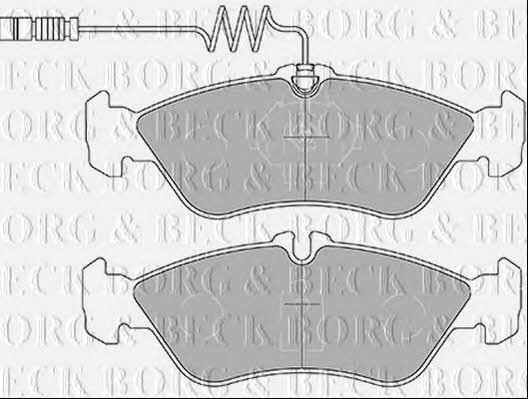 Borg & beck BBP1445 Brake Pad Set, disc brake BBP1445