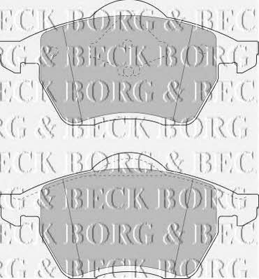 Borg & beck BBP1446 Brake Pad Set, disc brake BBP1446