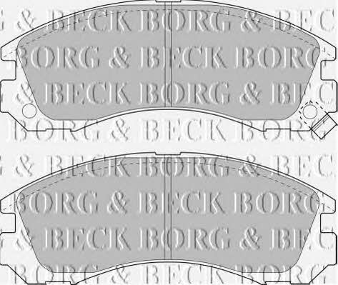 Borg & beck BBP1449 Brake Pad Set, disc brake BBP1449