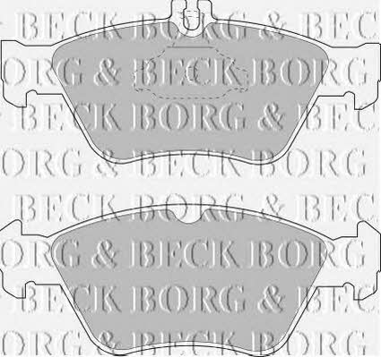 Borg & beck BBP1454 Brake Pad Set, disc brake BBP1454