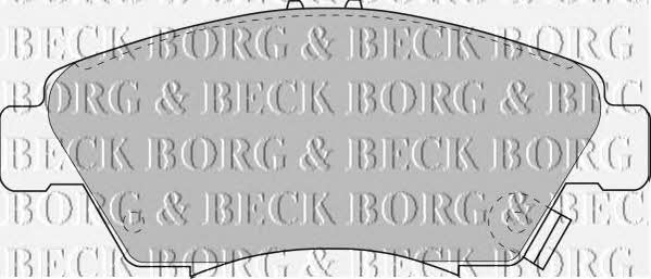 Borg & beck BBP1457 Brake Pad Set, disc brake BBP1457