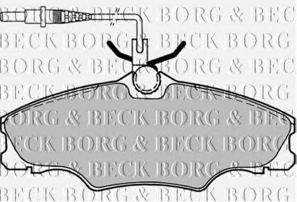 Borg & beck BBP1459 Brake Pad Set, disc brake BBP1459