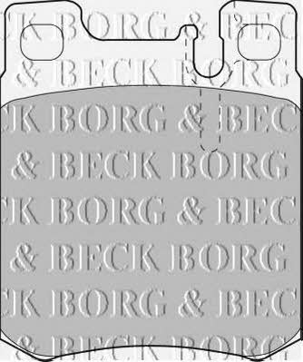 Borg & beck BBP1462 Brake Pad Set, disc brake BBP1462