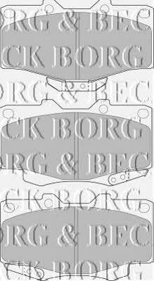 Borg & beck BBP1469 Brake Pad Set, disc brake BBP1469