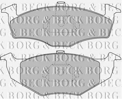 Borg & beck BBP1471 Brake Pad Set, disc brake BBP1471