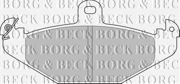 Borg & beck BBP1478 Brake Pad Set, disc brake BBP1478