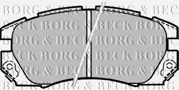 Borg & beck BBP1479 Brake Pad Set, disc brake BBP1479