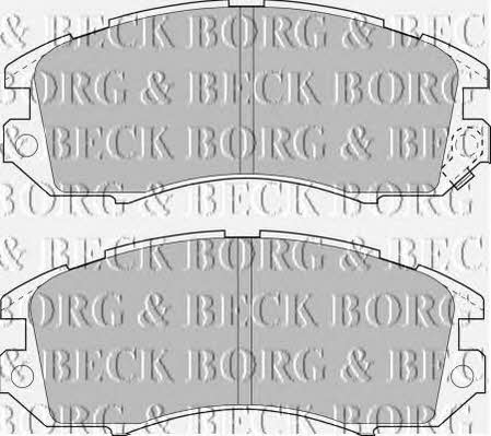 Borg & beck BBP1480 Brake Pad Set, disc brake BBP1480