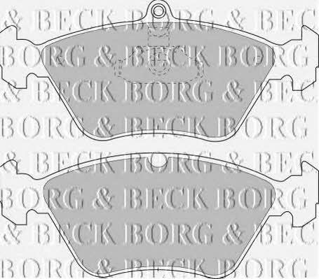 Borg & beck BBP1487 Brake Pad Set, disc brake BBP1487