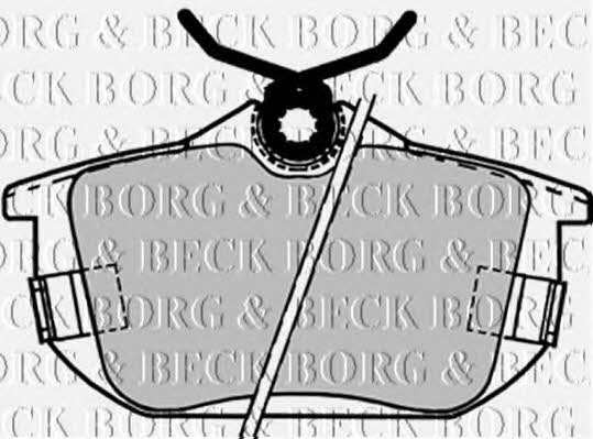 Borg & beck BBP1488 Brake Pad Set, disc brake BBP1488