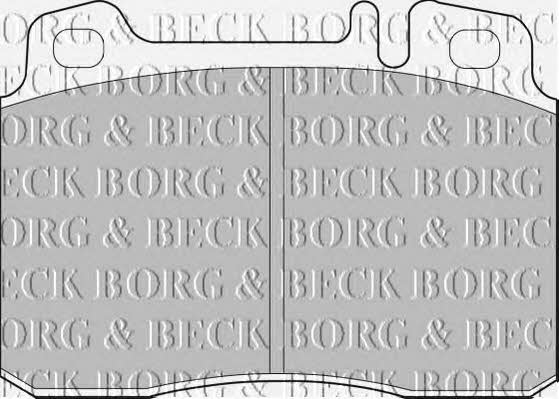 Borg & beck BBP1492 Brake Pad Set, disc brake BBP1492