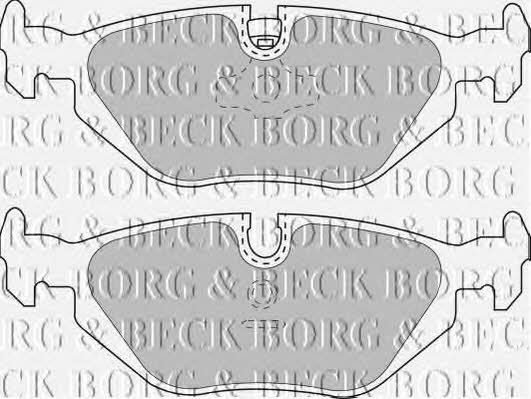 Borg & beck BBP1493 Brake Pad Set, disc brake BBP1493