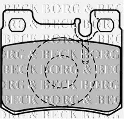 Borg & beck BBP1495 Brake Pad Set, disc brake BBP1495