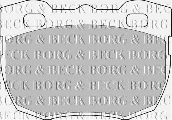 Borg & beck BBP1496 Brake Pad Set, disc brake BBP1496