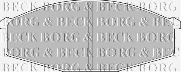 Borg & beck BBP1497 Brake Pad Set, disc brake BBP1497