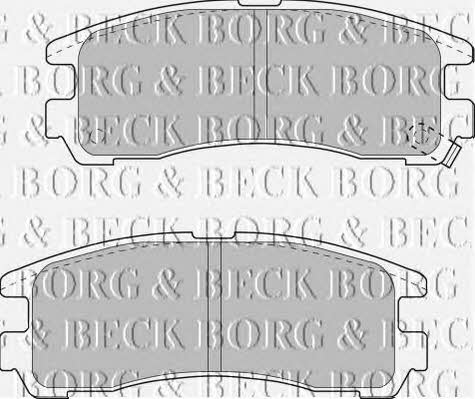 Borg & beck BBP1500 Brake Pad Set, disc brake BBP1500