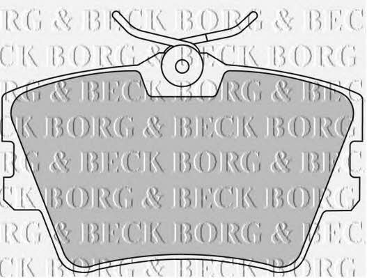 Borg & beck BBP1501 Brake Pad Set, disc brake BBP1501