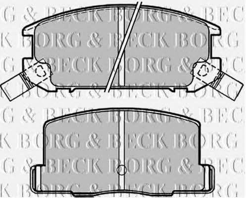 Borg & beck BBP1504 Brake Pad Set, disc brake BBP1504